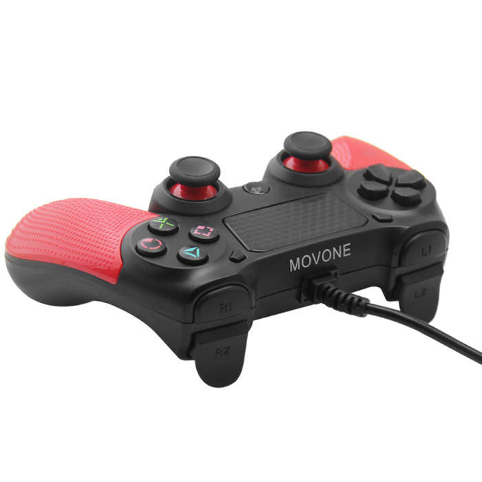 Wired Game Controller - Black And Red For PlayStation 4 PS4