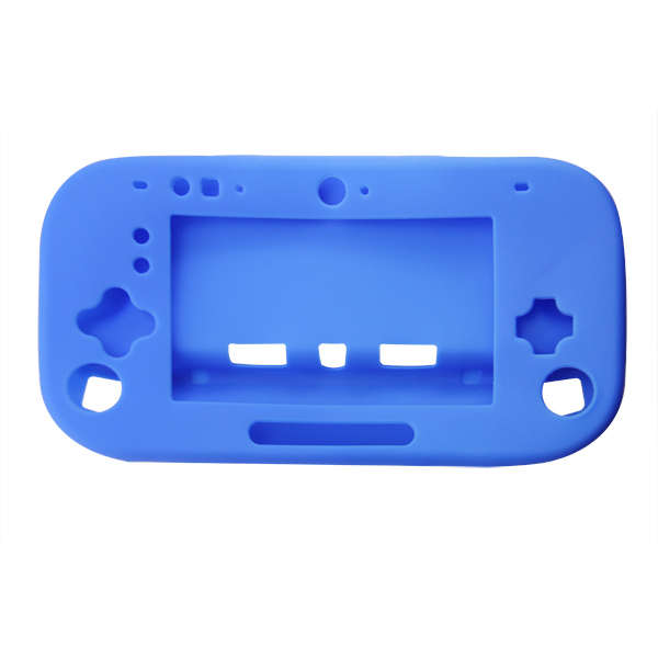 Silicon Case/Cover/Skin For Nintendo Wii U Console (Blue)
