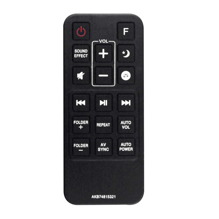 LG AKB74815321 Remote control for Soundbar SH5B SJ5Y SPJ5B-W SJ4Y SPJ47109