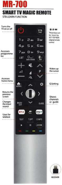 Universal Replacement Remote for LG TV Magic Remote AN-MR700