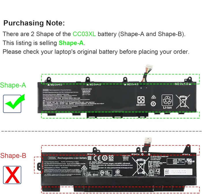 Battery Hp EliteBook 830 G7 835 G7 840 G7,845 G7, 840 G8, L78555-005