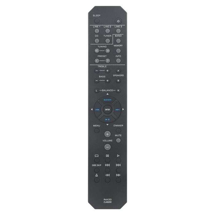 Yamaha RAX33 ZU49260 Replacement Remote Control for Yamaha Receiver R-S202D RS202D