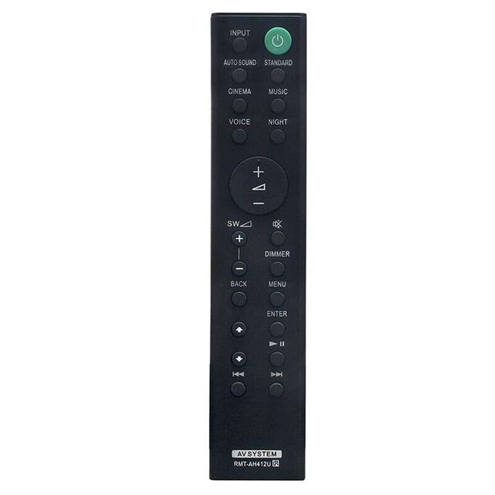 Replacement Remote Control RMT-AH412U For Sony Home Theater