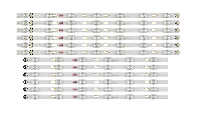 SAMSUNG 50inch LED TV Backlight Strips (12pcs) S KUGK 50 FL30 L7 LM41-00235A V6DU-500DCA-R2 V6DU-...