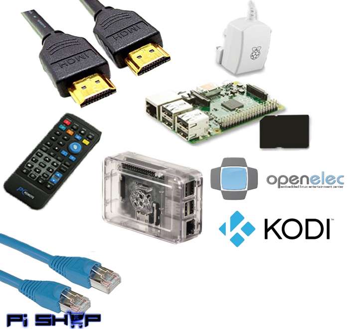 Media Center Kit 1 Pi2B