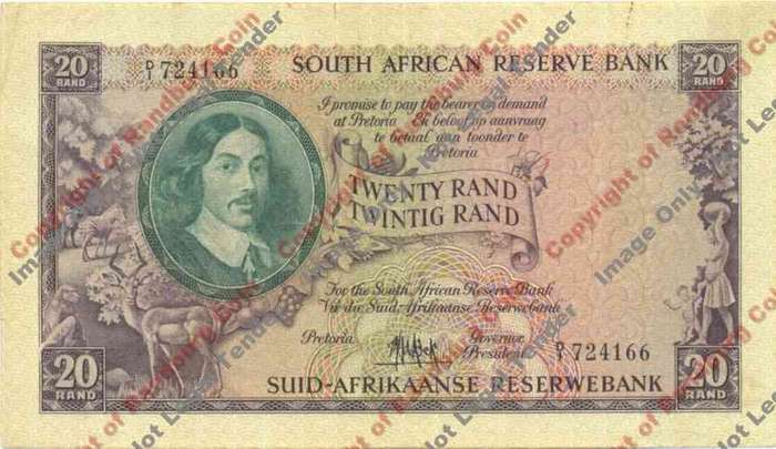 *#* MH DE KOCK - 4th Issue - Twenty Rand (Eng/Afr) EF/EF+ *#*