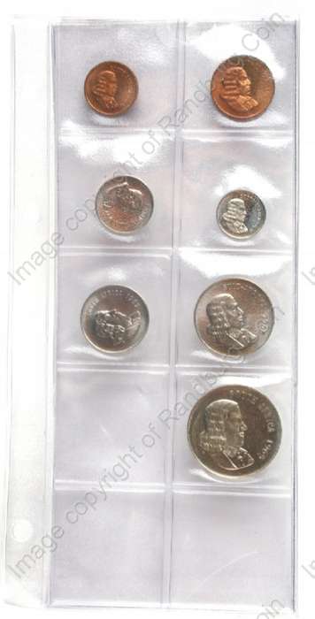 *#* 1965 SA Short Proof Set in Plastic Coin Sleeve *#*