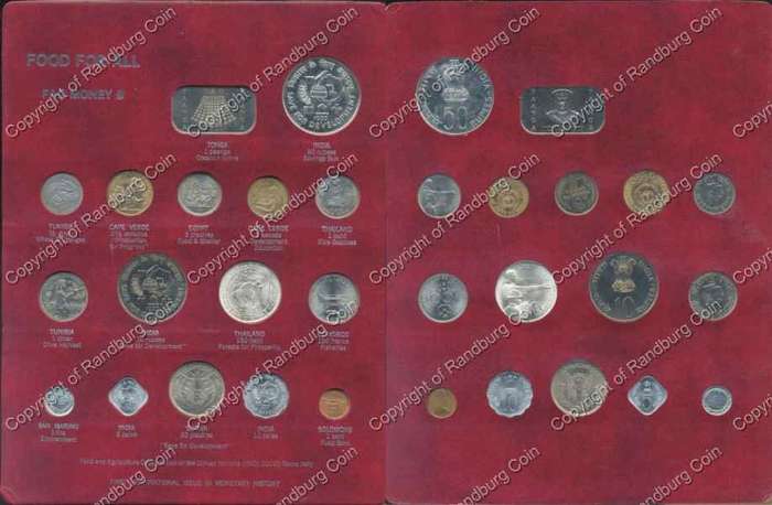 *#* International Coins - FAO Money Card 9 includes 2 silver coins *#*