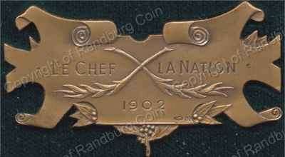 1977_Restrike_of_1902_Medal_of_President_Kruger_stay_in_Utrecht_Plaques_Bot.jpg