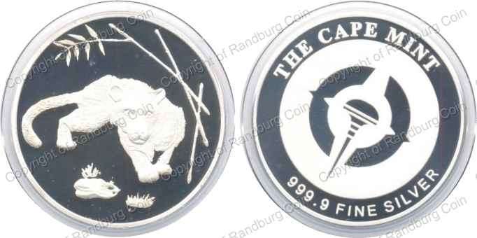 *#* The Cape Mint Silver 1oz Big 5 Leopard Medallion *#*