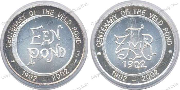 *#* 2002 GRC Centenary of the Veldpond 1oz Silver Medallion *#*