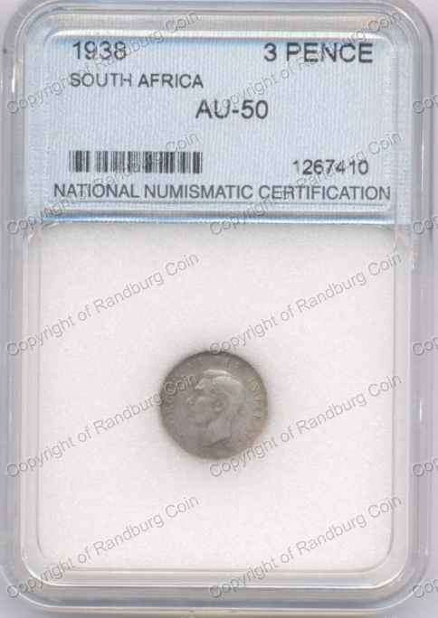 *#* 1938 TICKEY NNC SLABBED AU 50 - Judge grade yourself *#*