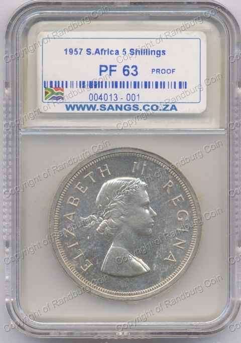 *#* 1957 CROWN SANGS SLABBED PF 63 *#*