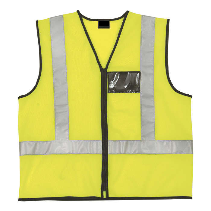 Reflective Jacket with Zip and ID Pouch - Various Colours Pink L