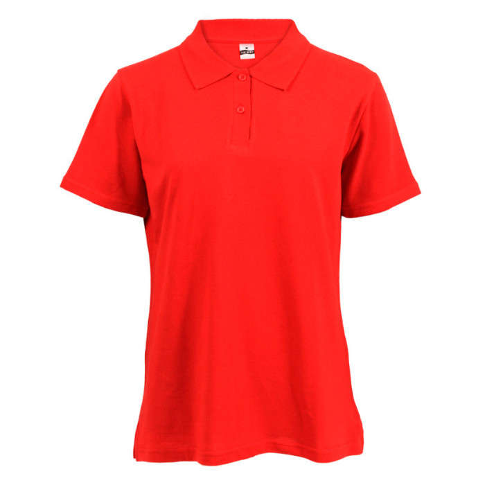 180g Pique Knit Ladies Polo Golf Shirt - Various White S