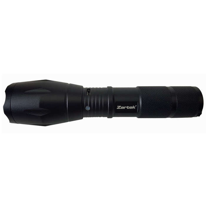 Zartek ZA-416 Extreme Bright LED 1000 Lumen Rechargable USB Flashlight