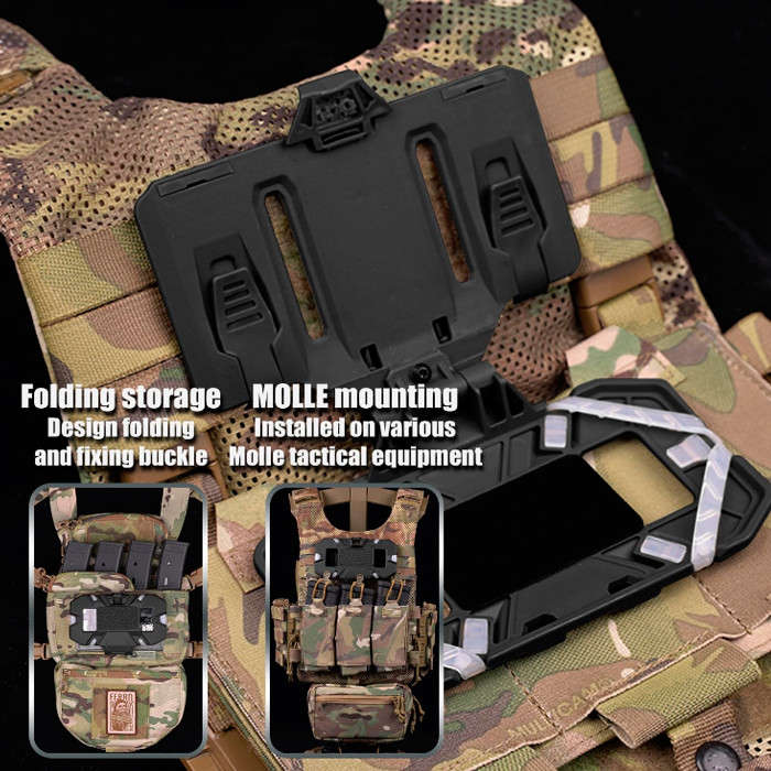 Tacspec MOLLE Universal Folding Phone/Navigation Board - Tan