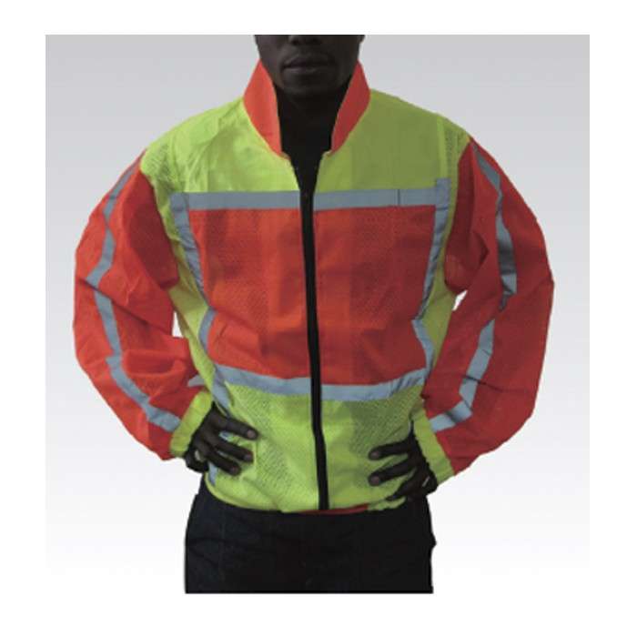 Metro Reflective Jacket with Detachable Sleeves 2XL