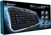 Sharkoon Skiller Pro Illuminated Customisable Gaming Keyboard-3-block standard layout, 9 multimedia,