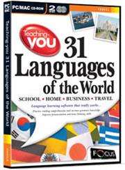 Apex Teaching you 31 Languages of the World, 2 Disc Set, Retail Box , No Warranty on Software
