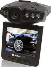 AgfaPhoto CaRecord I HD Vehicle Car Day and Night DVR Recorder Camera with 2.5&rdquo; TFT LCD screen