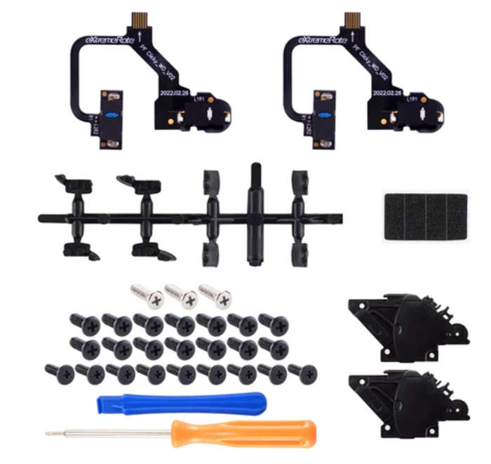 PS5 Dualsense Controller Hair Trigger + Bumper Kit with Micro Switch Strong Click Version