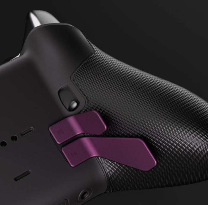 XBOX Elite / Elite Series 2 Controller Redesigned SWIFT Ergonomic Paddle Set Metallic Grape