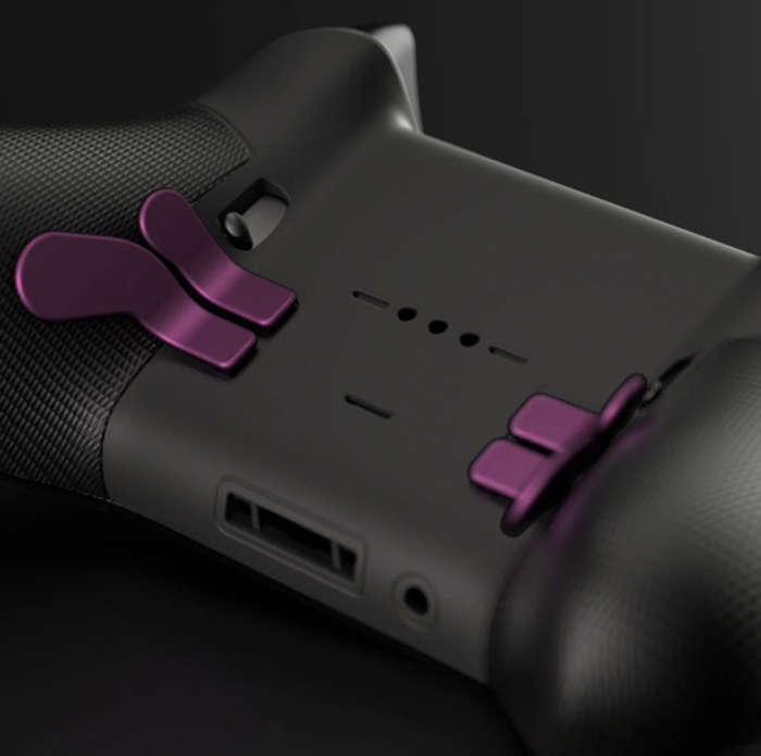 XBOX One Elite / Elite Series 2 Controller Paddle Kit Metallic Grape