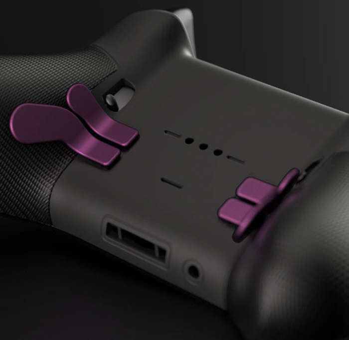 XBOX One Elite / Elite Series 2 Controller Paddle Kit Metallic Grape