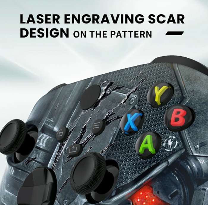 XBOX SERIES S/X Controller Front Faceplate Art Series Mecha Armor
