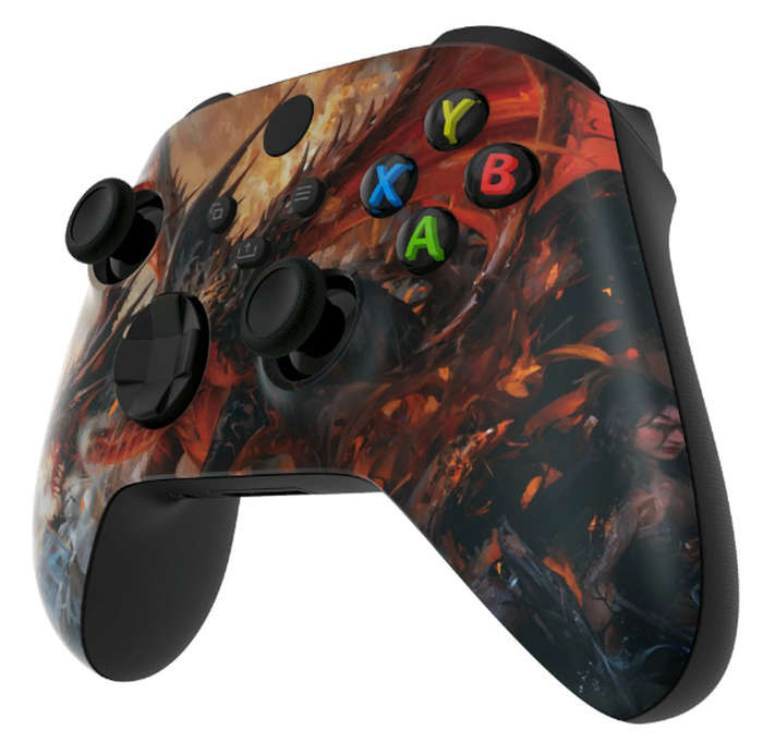 XBOX SERIES S/X Controller Front Faceplate Art Series Red Dragon
