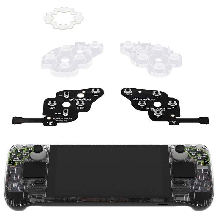 Steam Deck LCD Mod Tactile Clicky Face Kit
