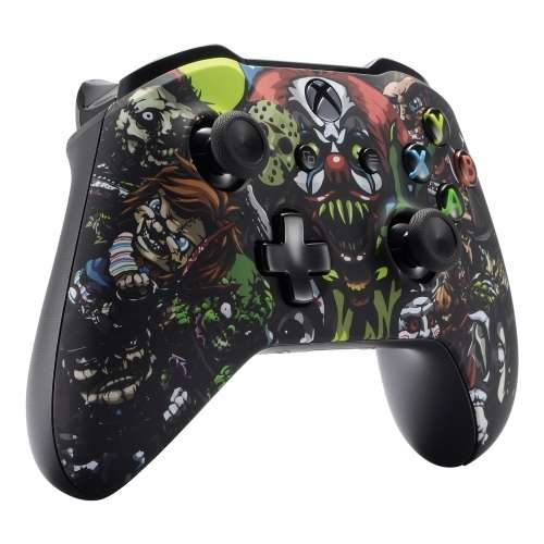 XBOX ONE S Controller Front Faceplate Art Series Halloween