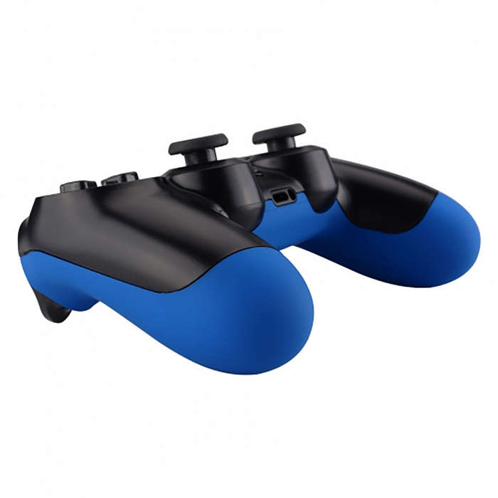 PS4 DUALSHOCK 4 V2 BACK SHELL SERIES Soft Touch Deep Blue
