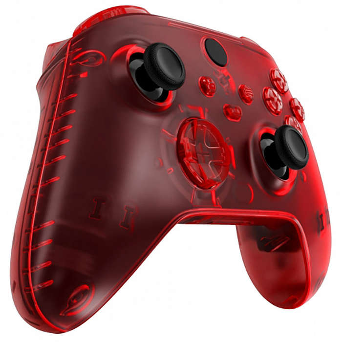 XBOX SERIES S/X Controller Full Shell Kit Clear Red