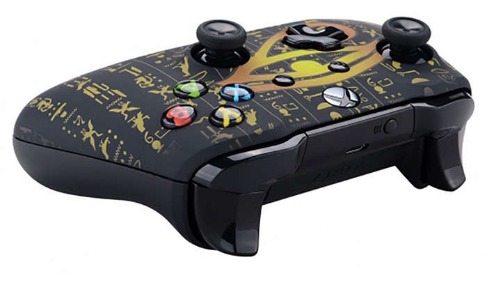 XBOX ONE S Controller Front Faceplate Art Series Soft Touch Pharaoh