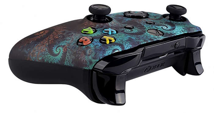 XBOX ONE S Controller Front Faceplate Art Series Soft Touch Octo