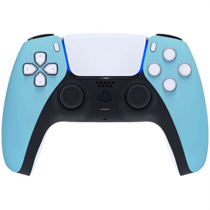 PS5 Dualsense Controller Front Shell Soft Touch Heaven Blue