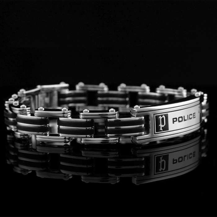 Police Jewels Men's Bracelet (PJ24919BSB01-S) - CARB COLLECTION