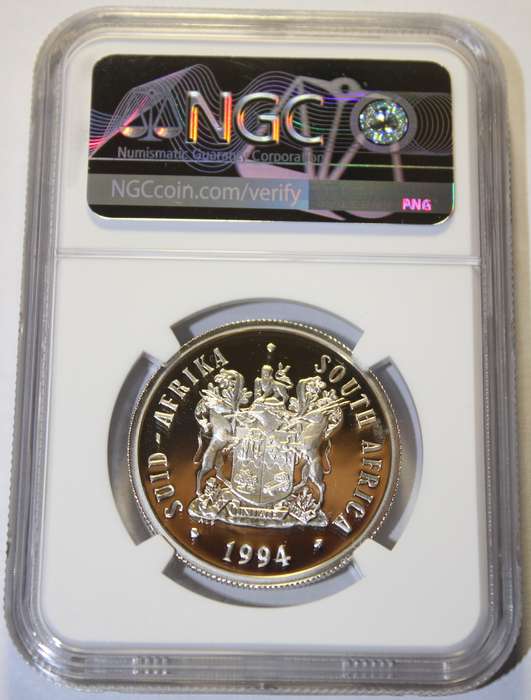 1994 1 RAND PRESIDENTIAL INAUGURATION NGC GRADED PF69 UC