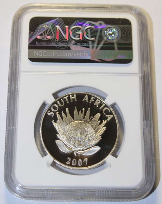 2007 1 RAND DE KLERK NGC GRADED PF69 UC