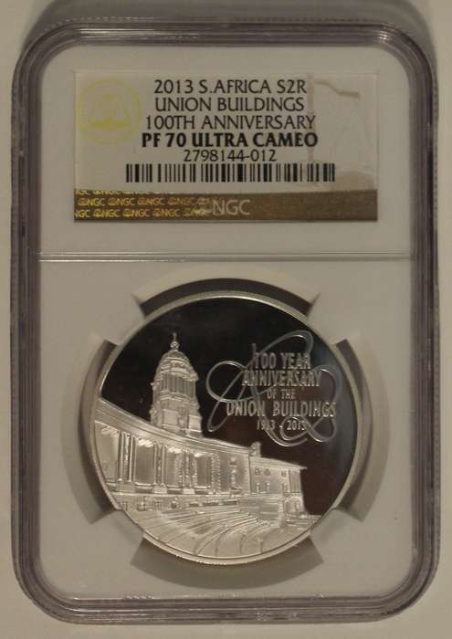 2013 2 RAND UNION BUILDING  ANNIVERSARY 100TH ANNIVERSARY NGC GRADED PF70 UC