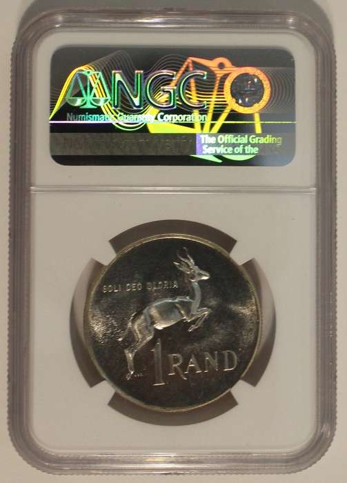 1965 1 RAND ENGLISH NGC GRADED PF66