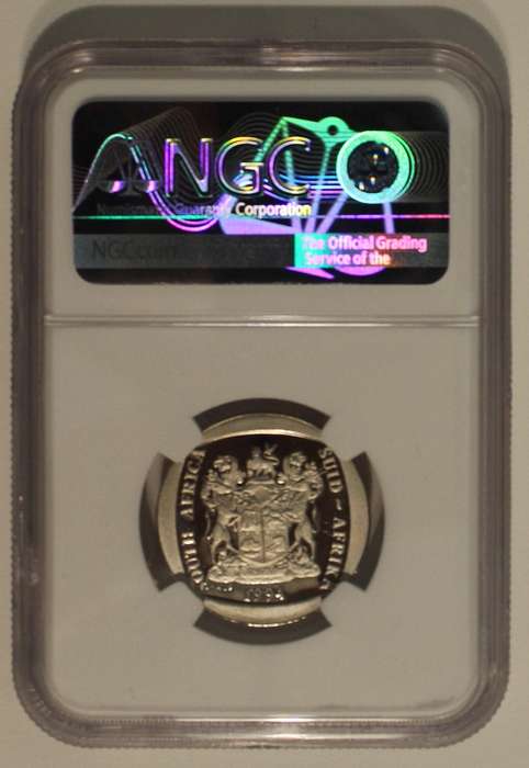 1994 5 RAND PRESIDENTIAL INAUGURATION  NGC GRADED PF70 UC
