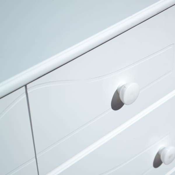 5 Drawer - Chest of drawer - White - 3 Big, 2 small drawers