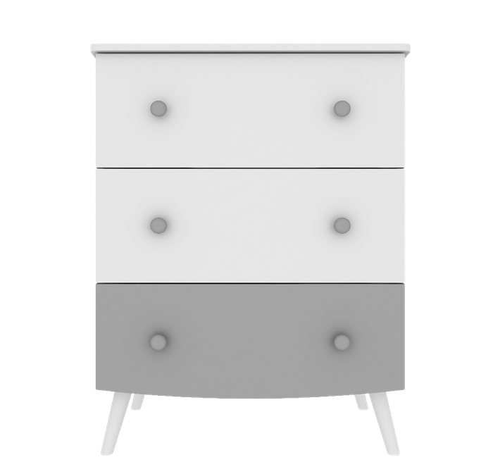 Chest of Drawers With Retro Legs 3 Drawer