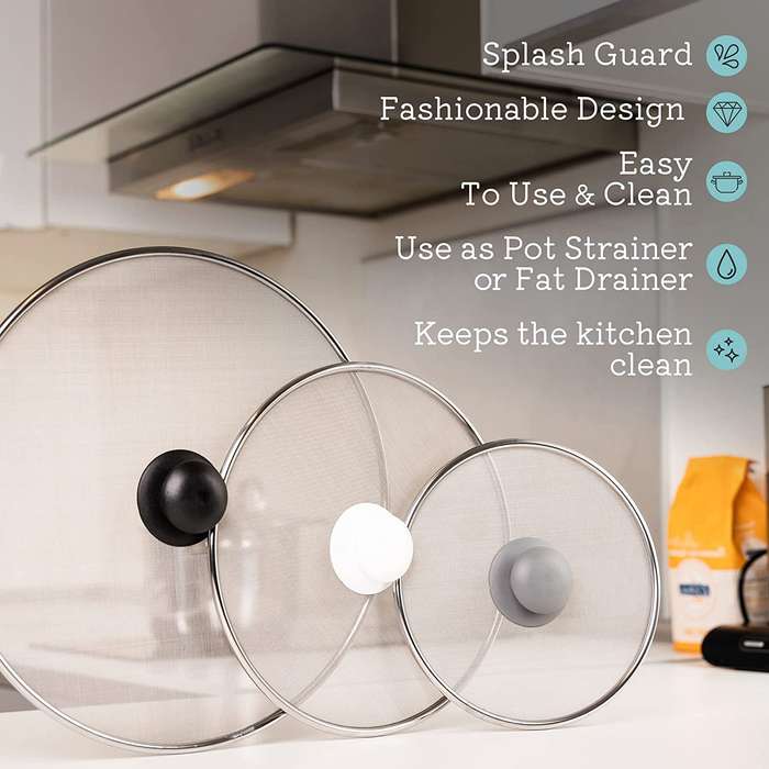 SENZA FOOD SPATTER PREVENTER S/S 280mm