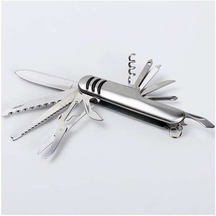 Multi Function Pocket Knife Stainless Steel with 11 features
