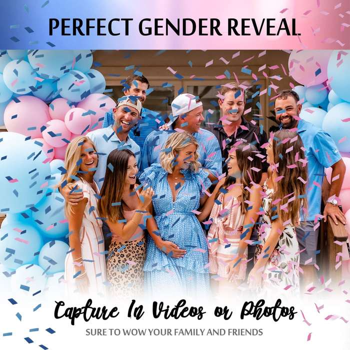 Gender Reveal Confetti Cannon