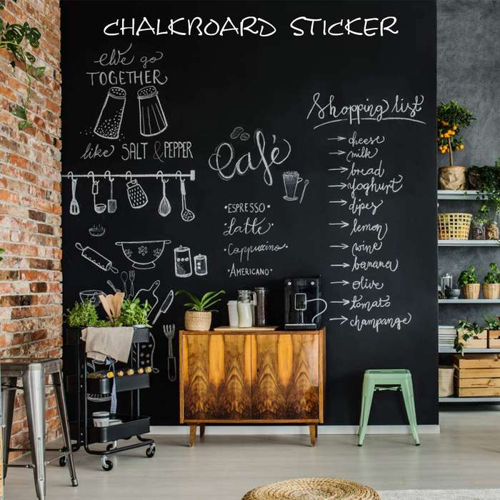 Blackboard Sticker Wall 2000mm X 600mm